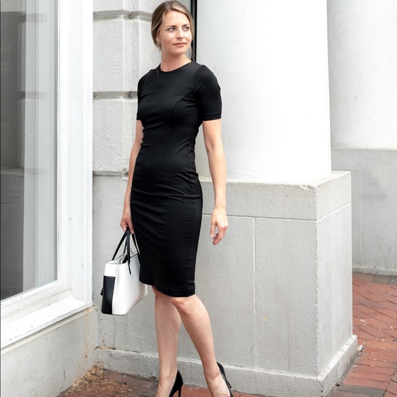Short Sleeve Shift Dress - Picture 5 of 5